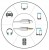 AUX Lightning mini Jack 3,5mm kabel iPhone iPad 1M - fotka 4