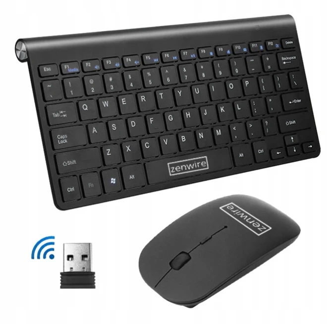 SADA BEZDRÁTOVÉ KLÁVESNICE A MYŠI USB SLIM - fotka 3