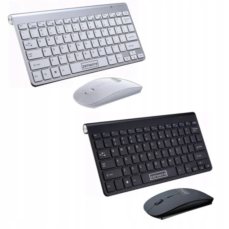 SADA BEZDRÁTOVÉ KLÁVESNICE A MYŠI USB SLIM - fotka 1