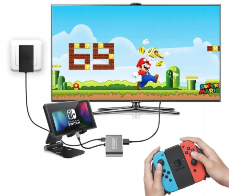 ADAPTÉR HUB USB-C 4W1 HDMI 4K VGA USB Zenwire BYL-2310 - fotka 7