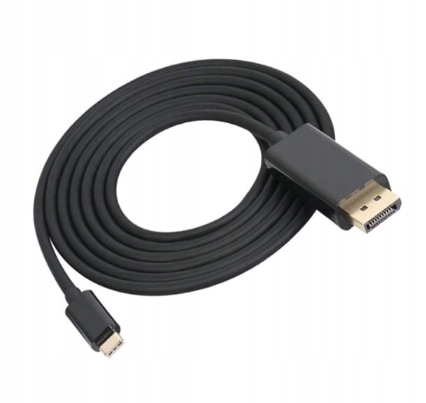 KABEL ADAPTÉR MHL USB-C DisplayPort 4K 60 HZ 1,8M Thunderbolt 3.0 - fotka 3