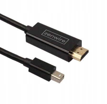 KABELOVÝ ADAPTÉR MINI DisplayPort HDMI 4K THUNDERBOLT 180cm - fotka 1
