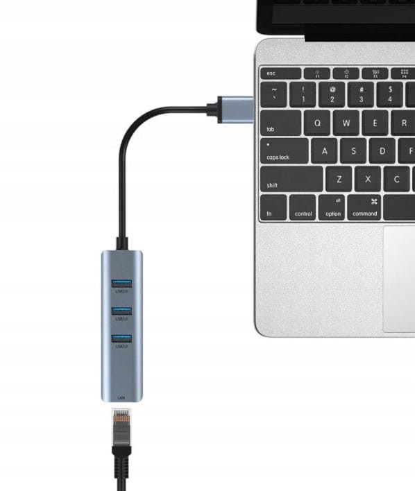 SÍŤOVÁ KARTA 3x USB 3.0 GIGABIT LAN 1000Mbs RJ45 - fotka 3