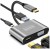 ADAPTÉR HUB USB-C 4W1 HDMI 4K VGA USB Zenwire BYL-2310 - fotka 2