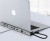 USB-C HUB 11w1 VGA RJ45 HDMI 4K ZenWire BYL-2017 - fotka 3